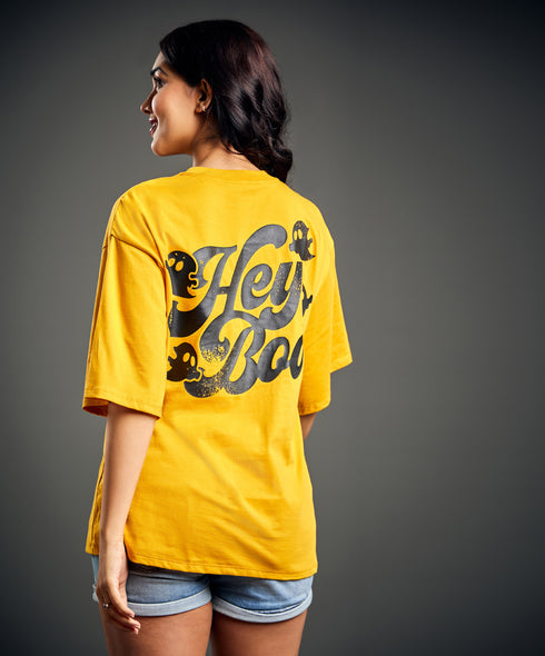 Hey Boo Mustard T-Shirt