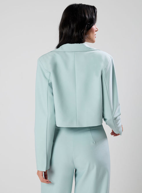 Crop Oversized Formal Blazer