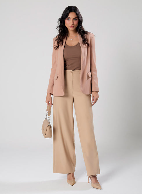 Over Sized Formal Blazer- Brown