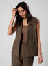 Sleeveless Detailed Blazer