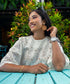 Short Sleeve Scalloped Detailed Top