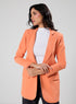 Orange Colour Oversized Formal Blazer