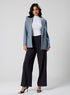Marl Blue Colour Classic Formal Blazer