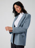 Marl Blue Colour Classic Formal Blazer