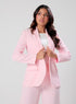 Over Sized Formal Blazer- Pastel Pink