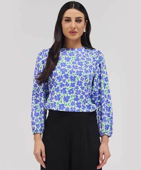 Long Sleeve Printed Top