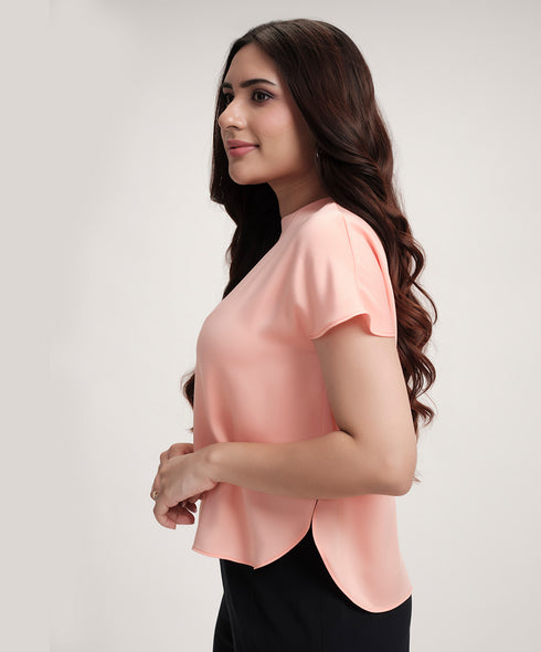 Loose Fitted Satin Top