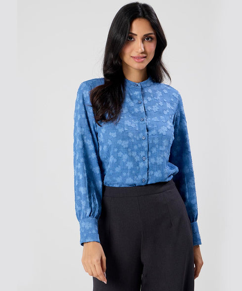 Detailed Long Sleeve Top