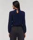 Long Sleeve Neck Detailed Top