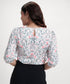 Half Sleeve Printed Chiffon Print Top