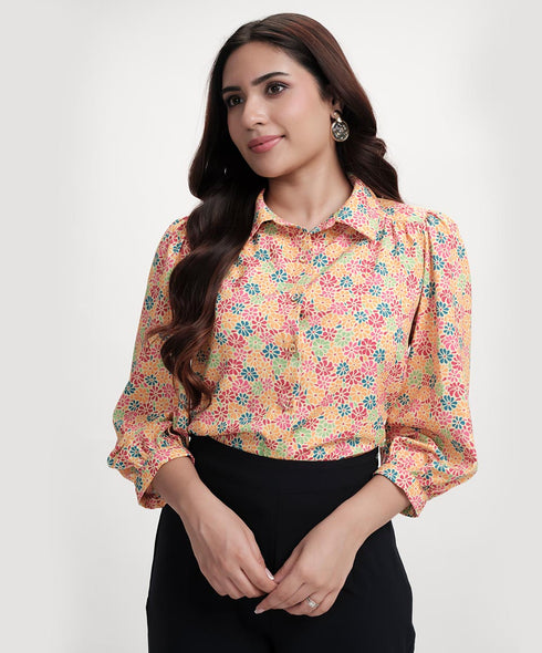 Ditsy Floral Printed Top