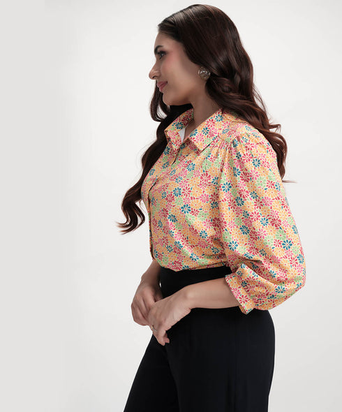 Ditsy Floral Printed Top