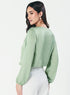Deep VNeck Long Sleeve Green Top
