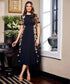 Embroidery Black Dress