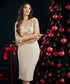 Sequin Beige Dresss