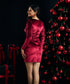 Velvet Dress - Maroon