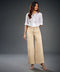 Beige Twill Formal Pant