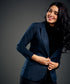 Linen Ladies Blue Blazer
