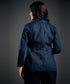 Linen Ladies Blue Blazer