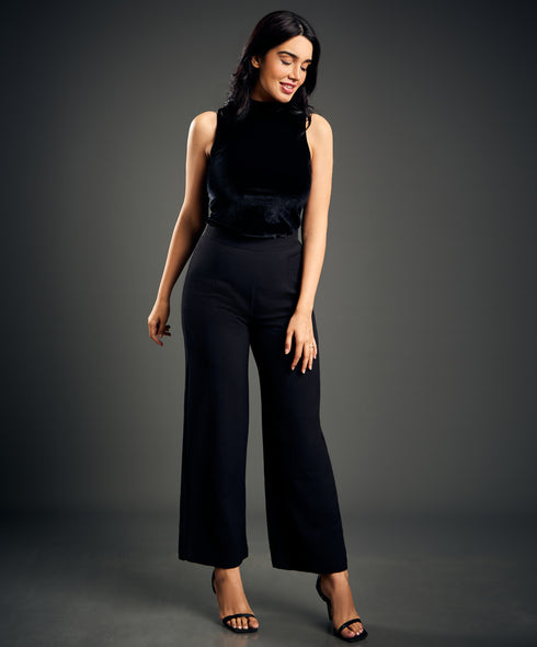Flared Out Formal Black Pant
