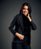 Linen Basic Formal Black Jacket