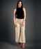 Beige Comfortable Linen Pant