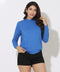 Basic Crew Neck Long Sleeve Royal Blue Tshirt