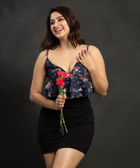 Floral V Neck Camisole