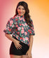 Balloon Sleeve Floral Top