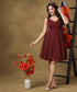 Deep Sweet Heart Neck Dress