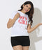 90s Girl Printed Basic Crew Neck Tshirt