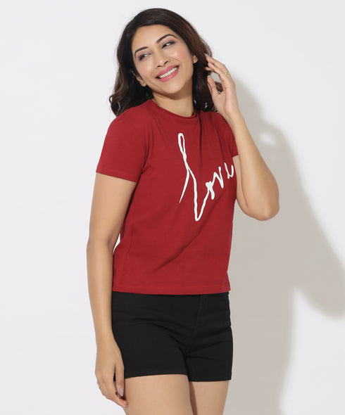 Love Printed Tshirt