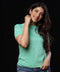 Basic Crew Neck Mint T-Shirt