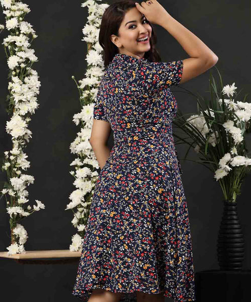 Vintage House Wife Detailed Dress