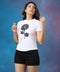 Sunflower Printed Basic Crew Neck Tshirt