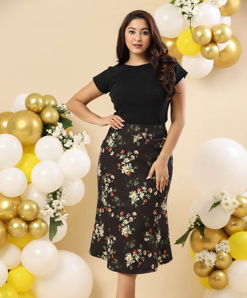 Princess Line Fish Tail Mini Skirt