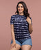 Navy Tie N Dye Printed Tshirt