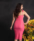 Cute Bodycon Sweetheart Pink Dress