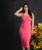 Cute Bodycon Sweetheart Pink Dress