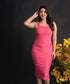 Cute Bodycon Sweetheart Pink Dress