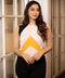 Middle Mustard Arrow Sleeveless Top