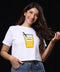Lemon Drink With-A-Straw Crop T-shirt