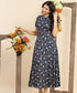 Wildflower Blue Printed Dress