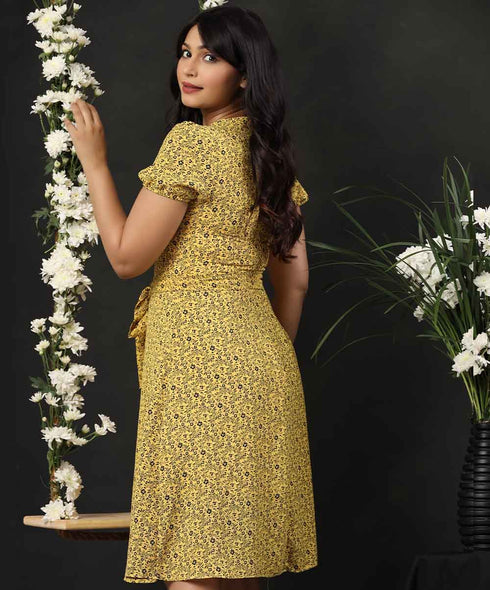 Simple Styled Floral Dress