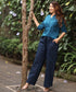 Loose Fitted High Waist Linen Pant