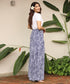 Four Tiered Printed Maxi Skirt