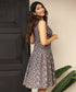 Waistless Floral Printed Dress