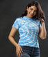 Sky Blue Tie And Dye T-Shirt