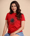 Red Sun Flower Summer Tshirt