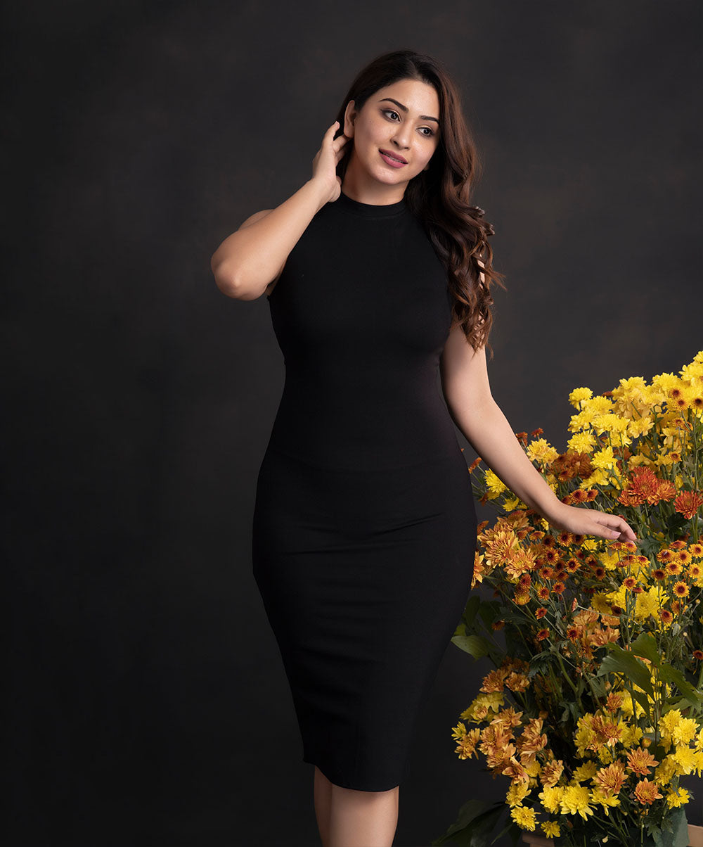 bodycon dress sri lanka Side Cut-Out Bodycon Dress